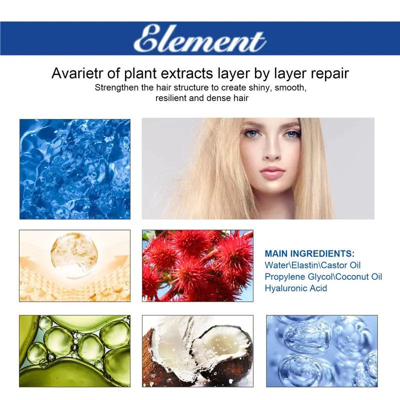 Creme de alisamento para correção de proteínas, para reparar cabelos secos danificados, alisamento de cabelo , penetra na raiz até a ponta 3