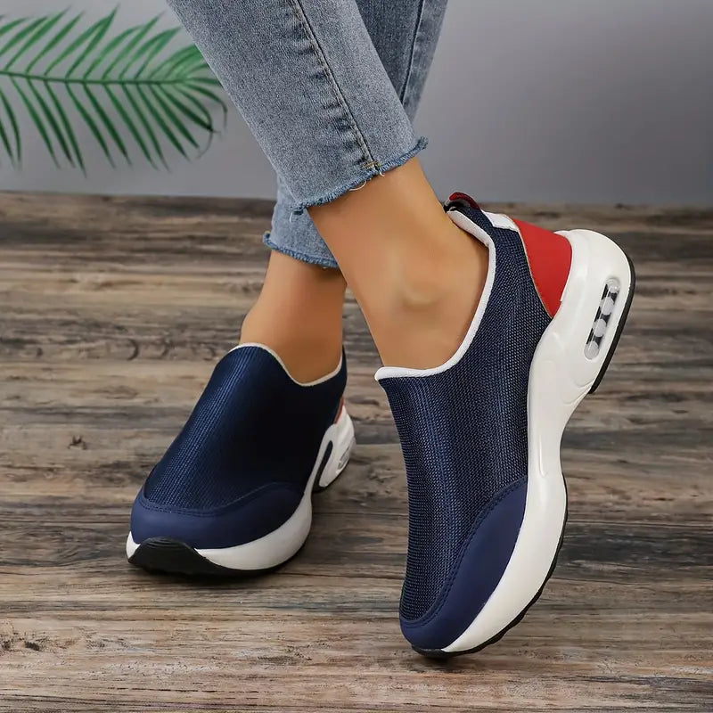 Sapatilhas colorblock antiderrapante