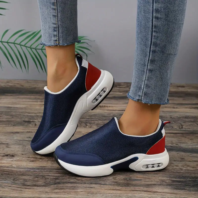 Sapatilhas colorblock antiderrapante