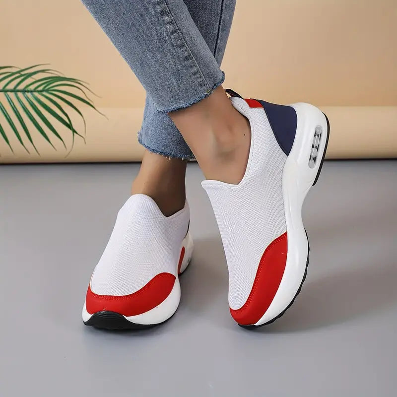 Sapatilhas colorblock antiderrapante