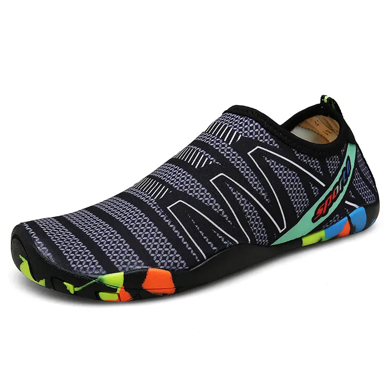 Sapatos femininos de água de secagem rápida para natação, surf e actividades ao ar livre