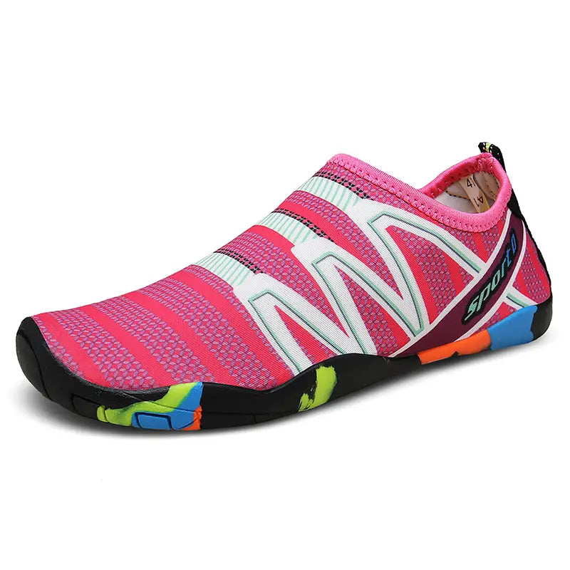 Sapatos femininos de água de secagem rápida para natação, surf e actividades ao ar livre