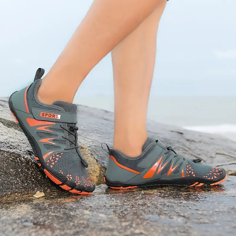 Sapatos antiderrapantes, resistentes ao desgaste, perfeitos para praia, treino, caminhada, caminhada e corrida