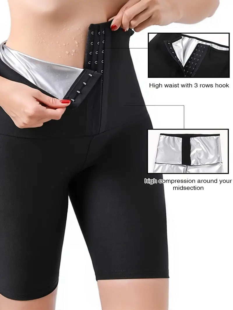 Shorts esportivos de emagrecimento em forma de corpo com busto