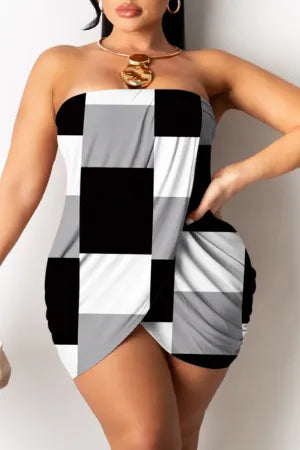 Vestido sexy sem mangas sem costas sem alças
