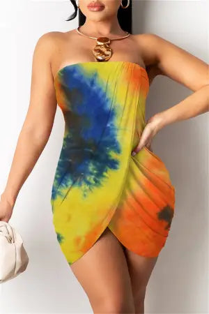 Vestido sexy sem mangas sem costas sem alças
