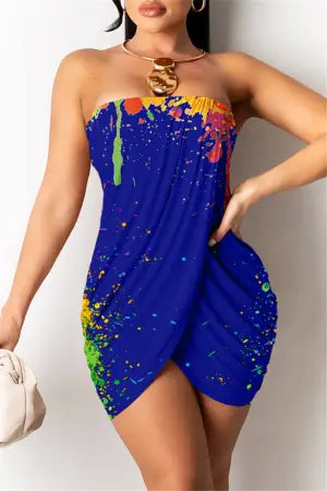 Vestido sexy sem mangas sem costas sem alças