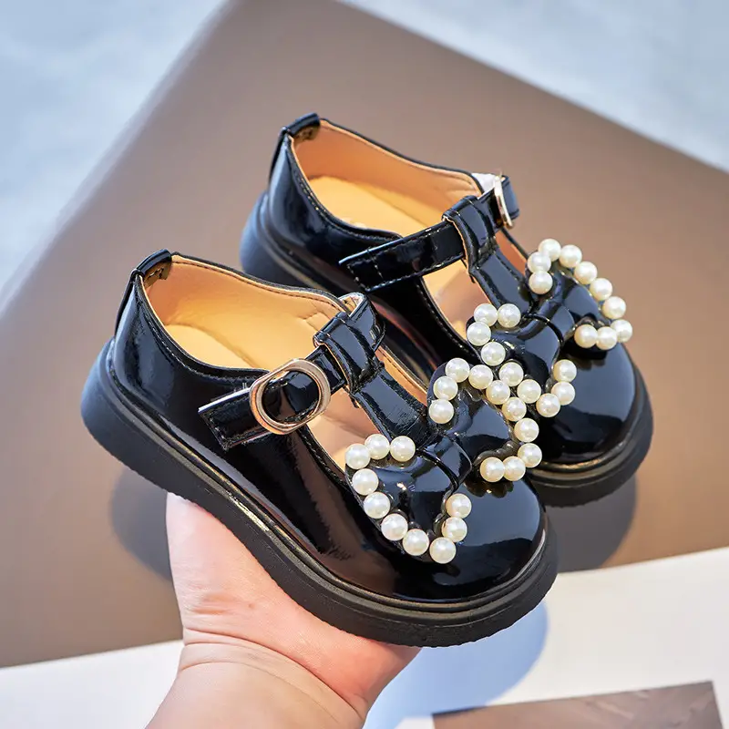 Sapatos elegantes e modernos de Bowknot Mary Jane para meninas