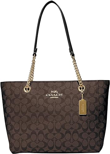 Bolsa da marca Coach de couro Cammie com corrente