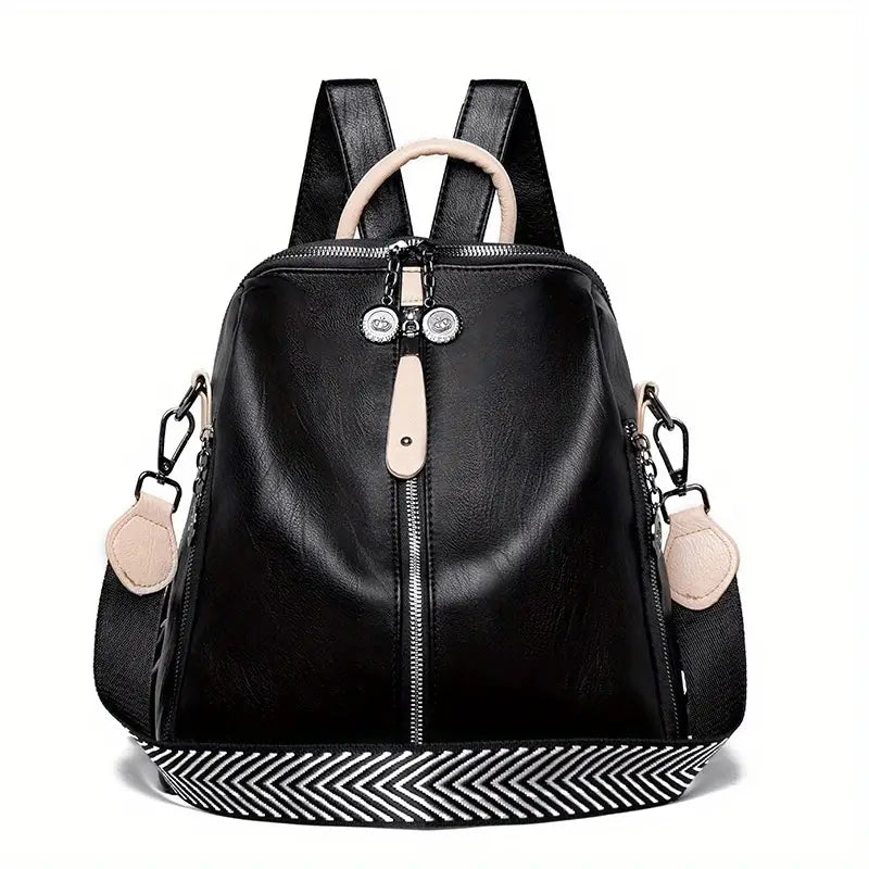 Bolsa de mochila conversível da moda, mochila escolar, de viagem para mulheres e estudantes