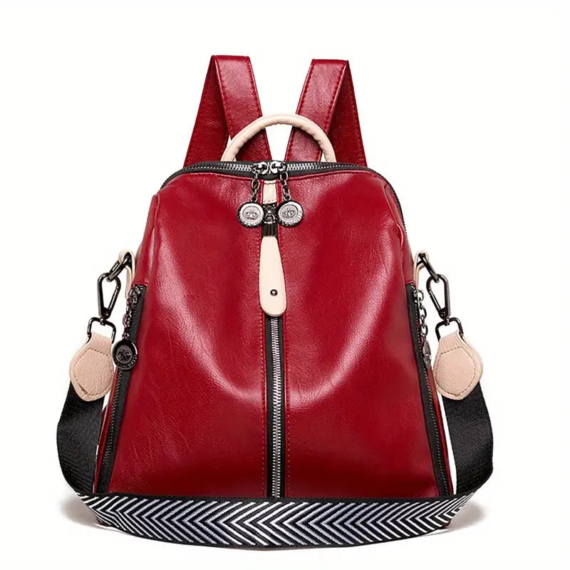Bolsa de mochila conversível da moda, mochila escolar, de viagem para mulheres e estudantes