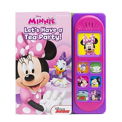 Livro de som interativo de leitura da Minnie Mouse