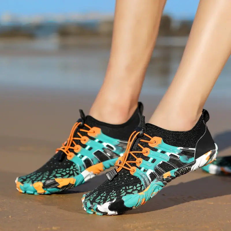 Sapatilhas de água esportivos de secagem rápida, sapatos casuais leves e antiderrapantes