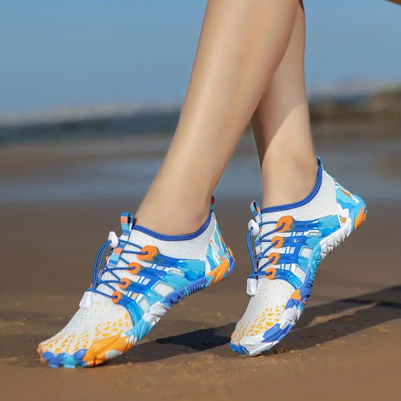 Sapatilhas de água esportivos de secagem rápida, sapatos casuais leves e antiderrapantes