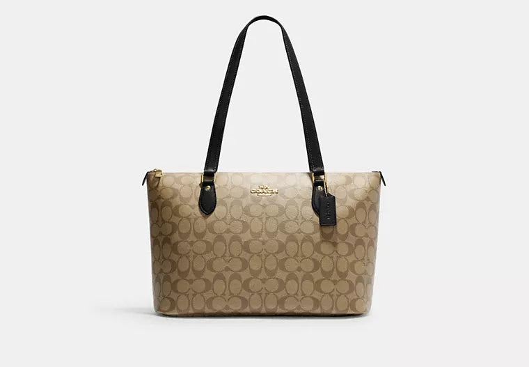 Bolsa de marca Coach de galeria em tela exclusiva