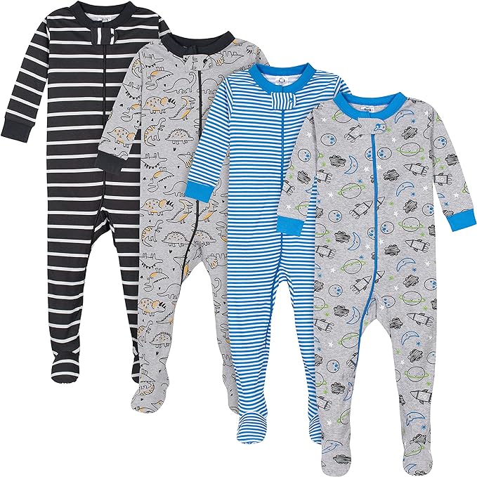 Pacote de 4 Pijamas para bebês