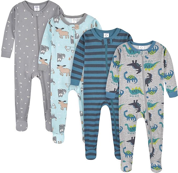 Pacote de 4 Pijamas para bebês
