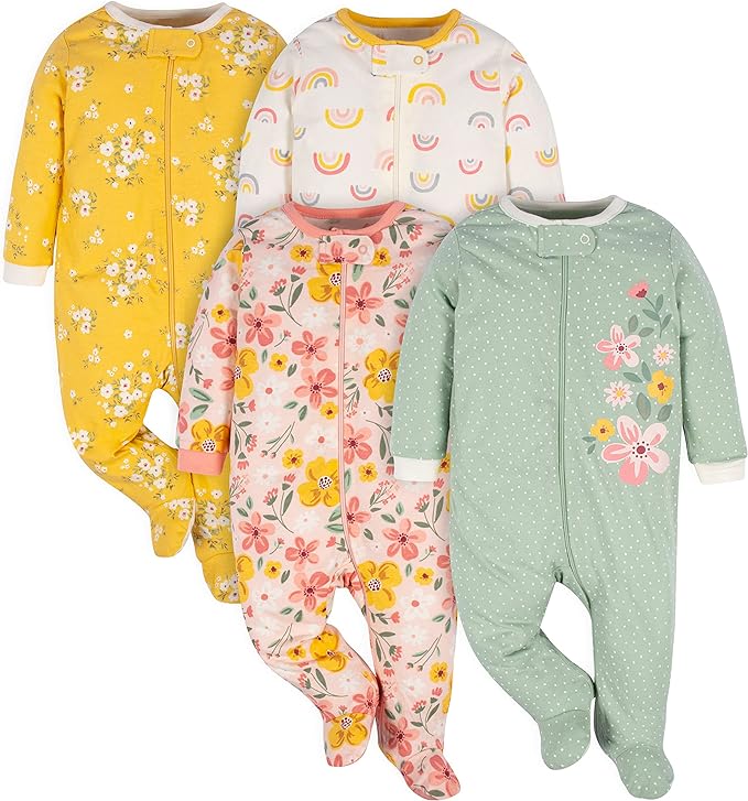 Pacote de 4 Pijamas para bebês