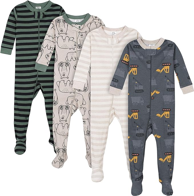Pacote de 4 Pijamas para bebês