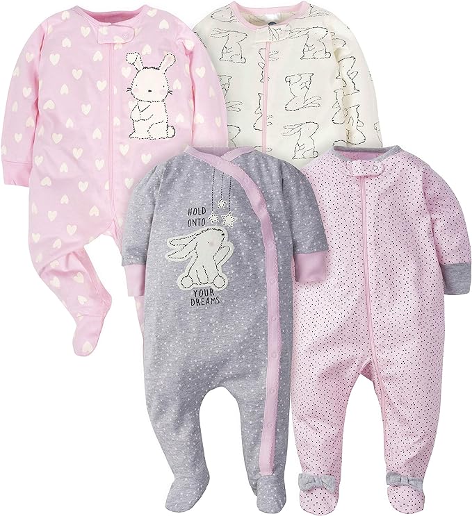 Pacote de 4 Pijamas para bebês
