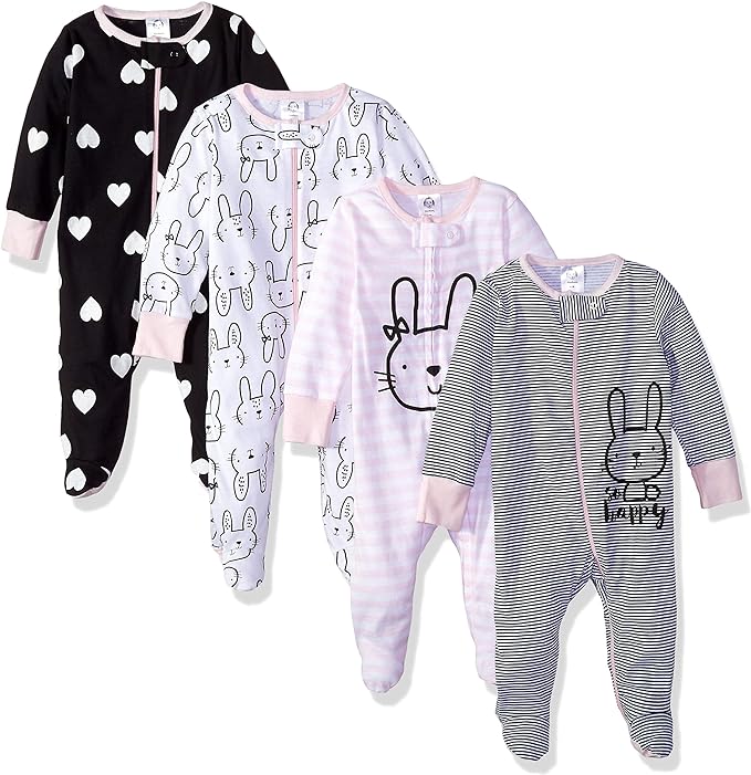 Pacote de 4 Pijamas para bebês