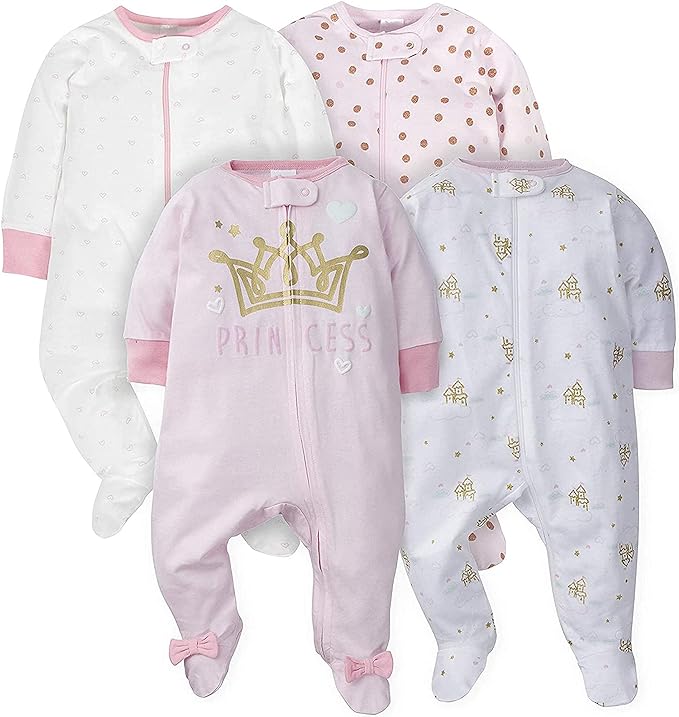 Pacote de 4 Pijamas para bebês