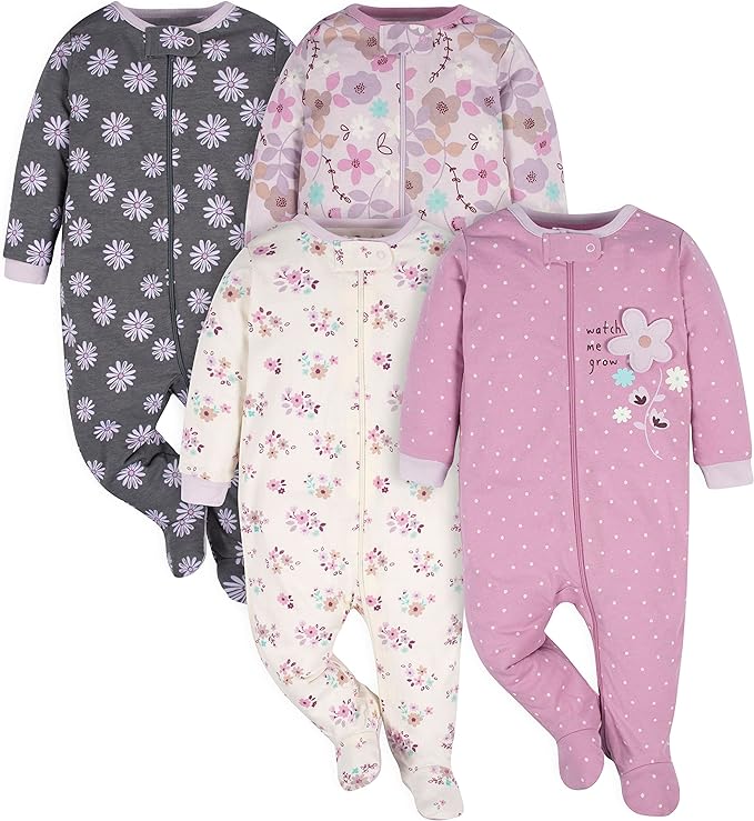 Pacote de 4 Pijamas para bebês