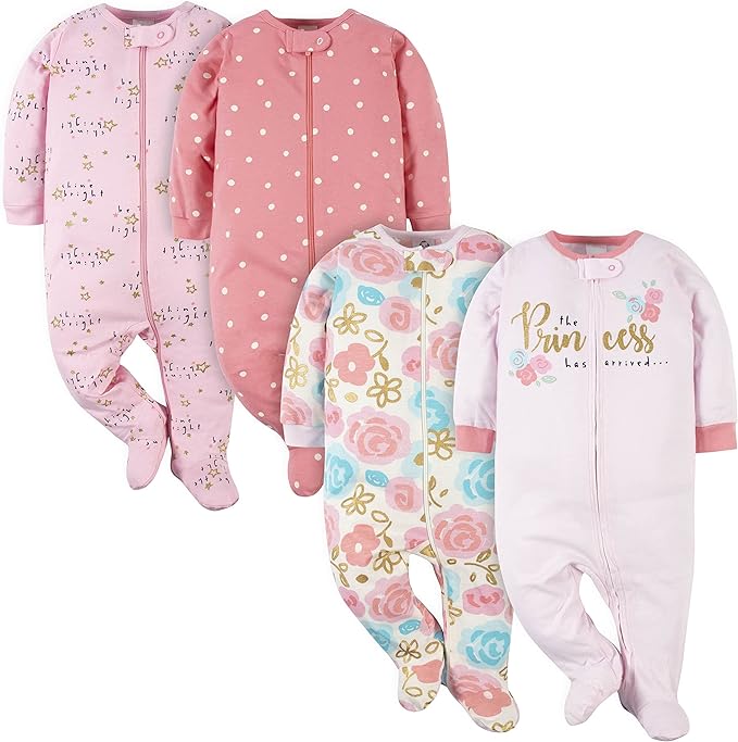 Pacote de 4 Pijamas para bebês