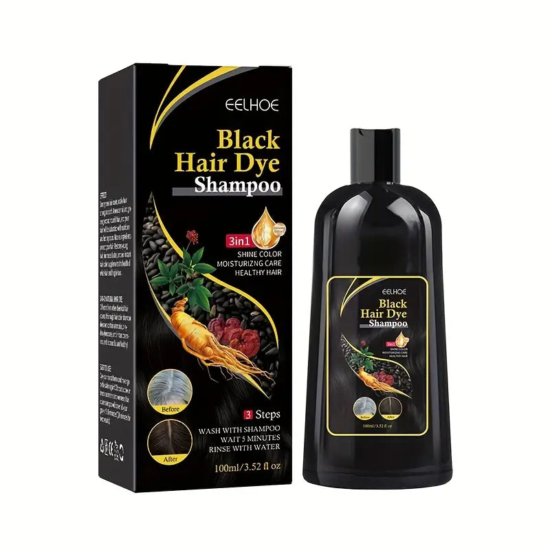 100 ml - Shampoo de coloração instantânea para cabelos grisalhos