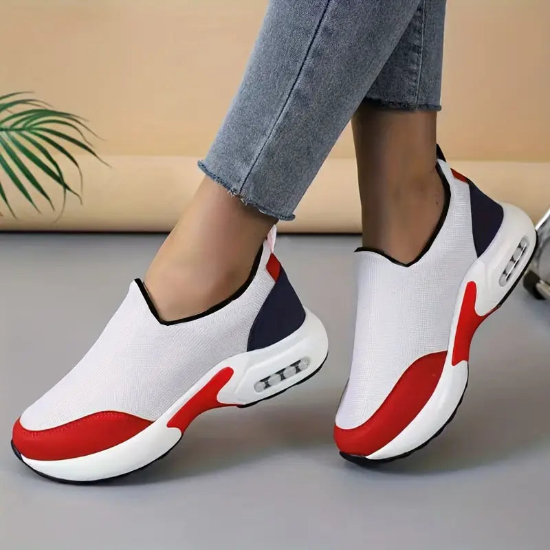Sapatilhas colorblock antiderrapante