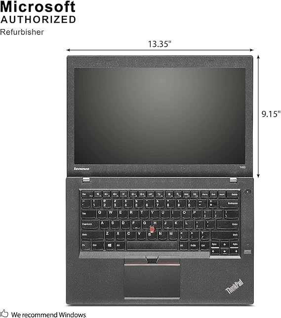 Laptop Lenovo ThinkPad T450 14in HD, Intel Dual-Core i5-5300U Up to 2.9GHz, 8GB RAM, 256GB