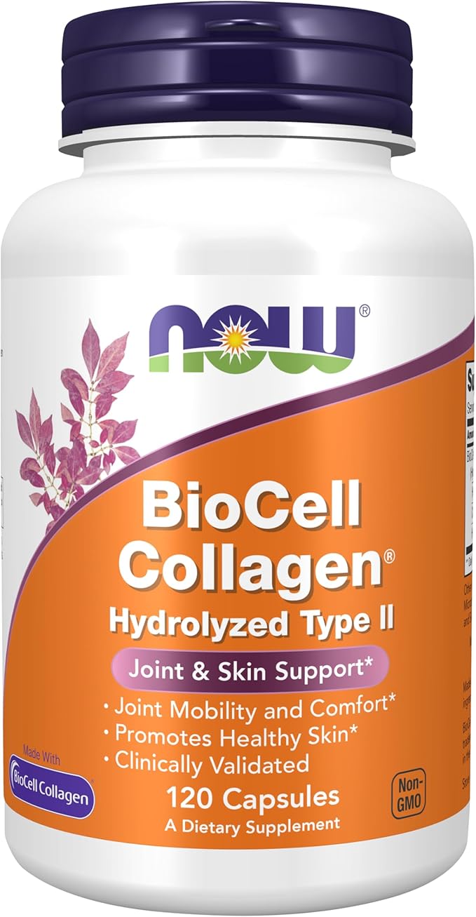 Colágeno Hidrolisado Tipo II, Validado Clinicamente, 120 Cápsulas Vegetais