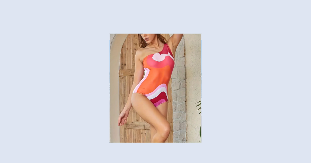 Conjunto de 2 peças de fato de banho feminino com saia de cobertura