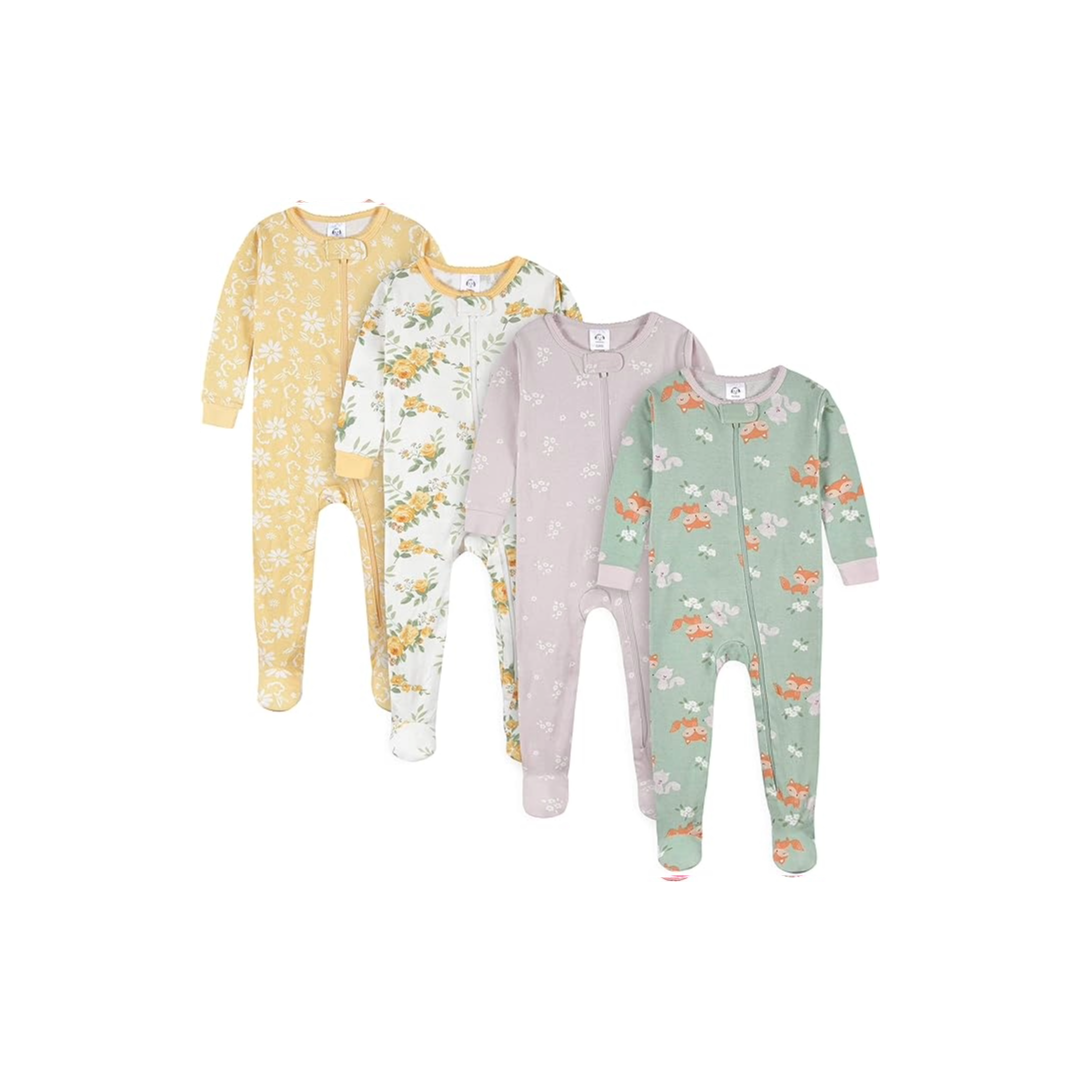 Conjunto de 4 pijamas para meninas