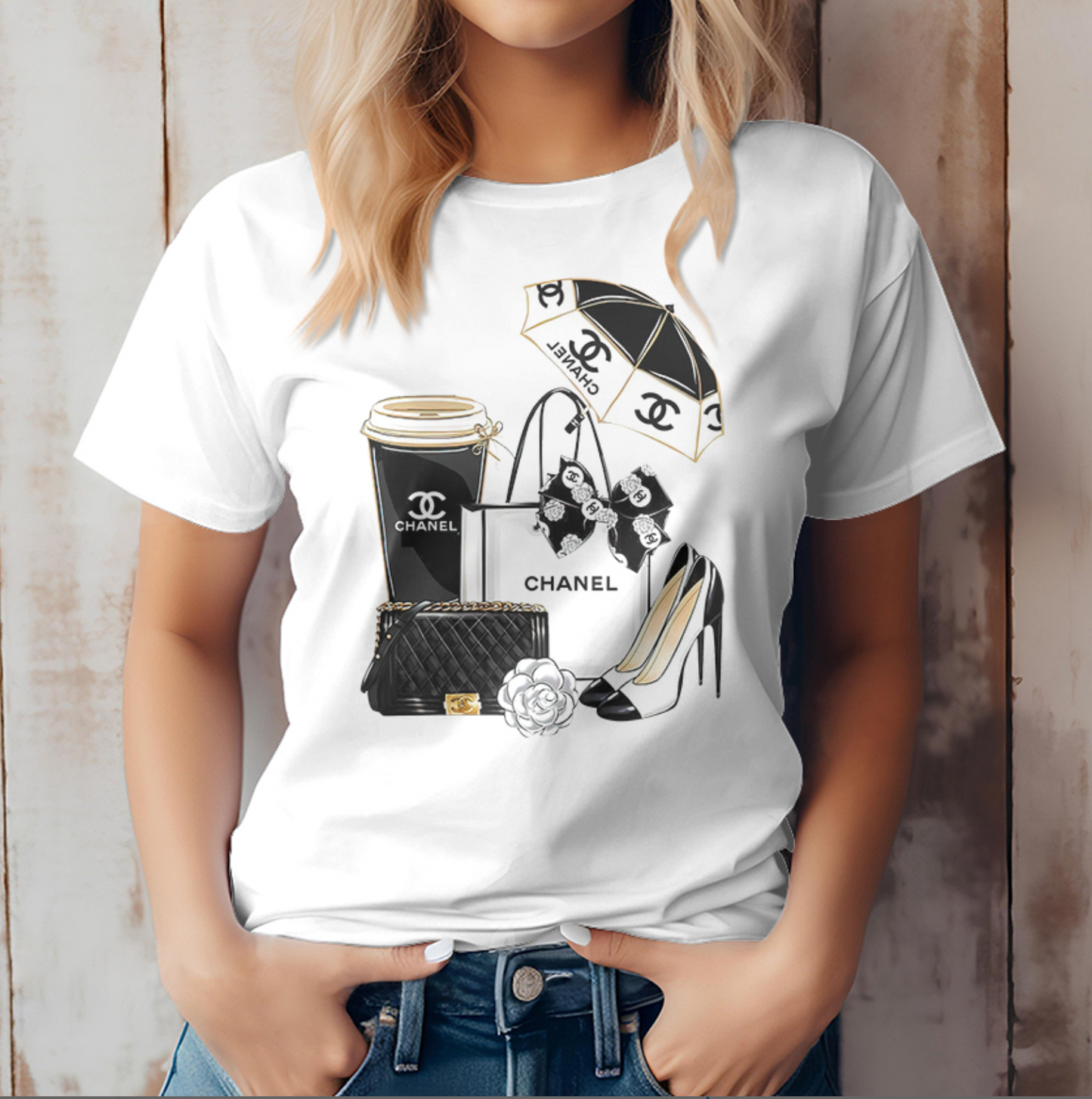 Camiseta Feminina CHANEL