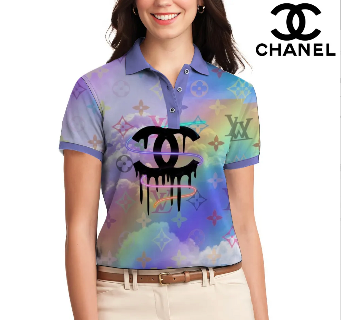 Camiseta Feminina Polo CHANEL