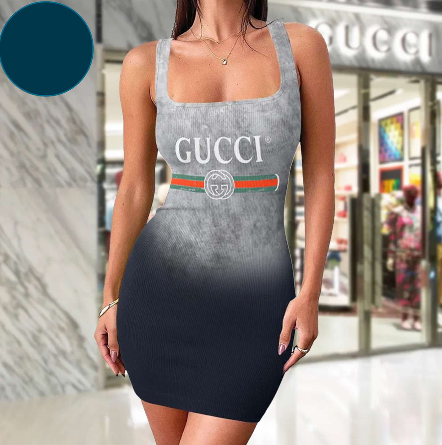 Vestido Regata Feminino GUCCI
