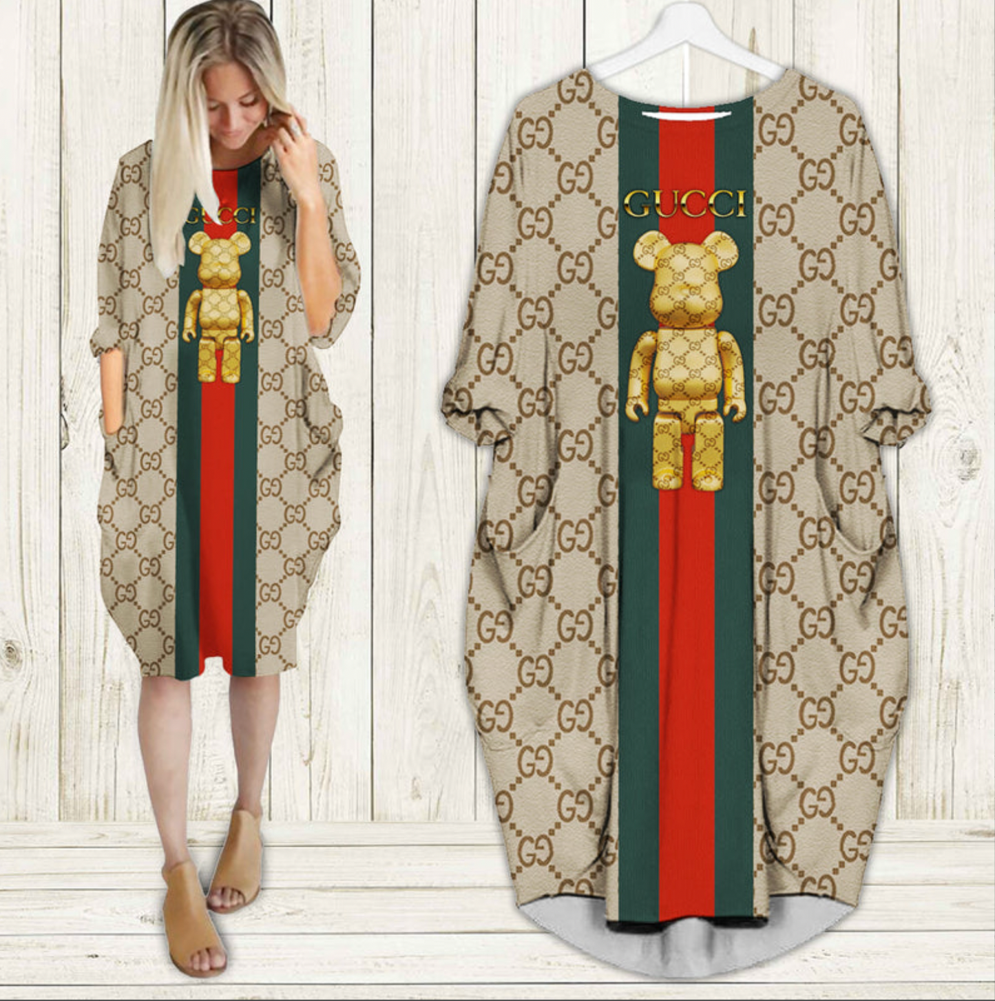Vestido com bolsos GUCCI