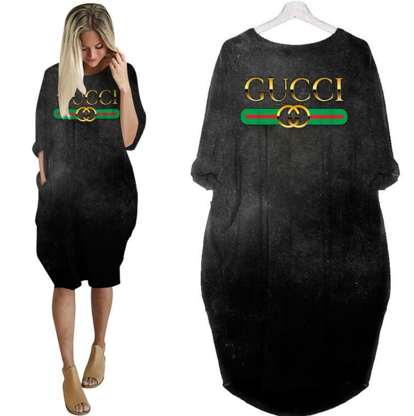 Vestido com bolsos GUCCI