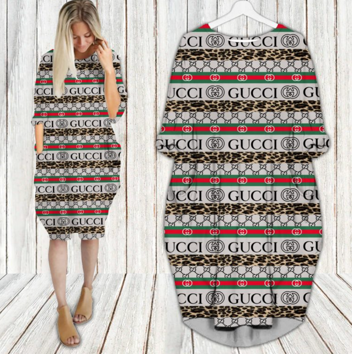 Vestido com bolsos GUCCI