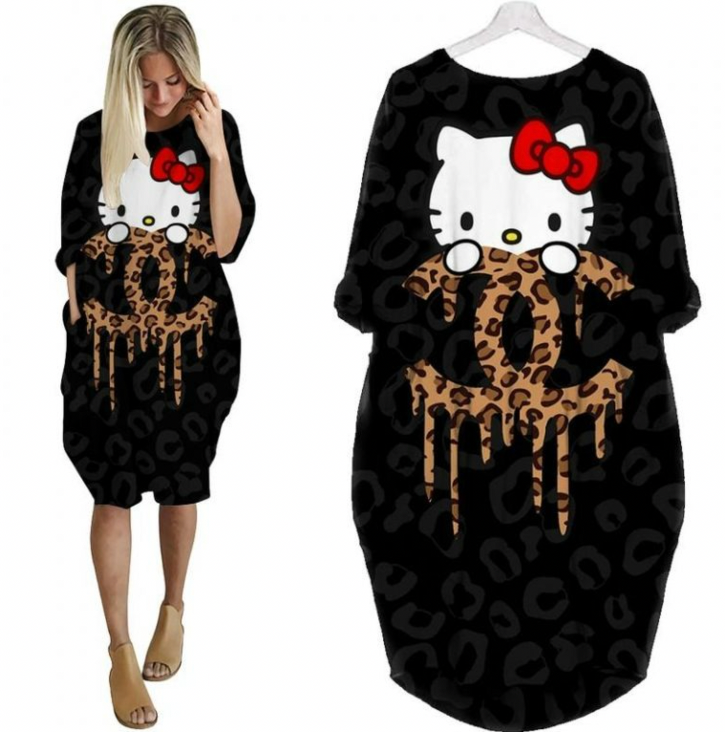 Vestido com bolsos CHANEL