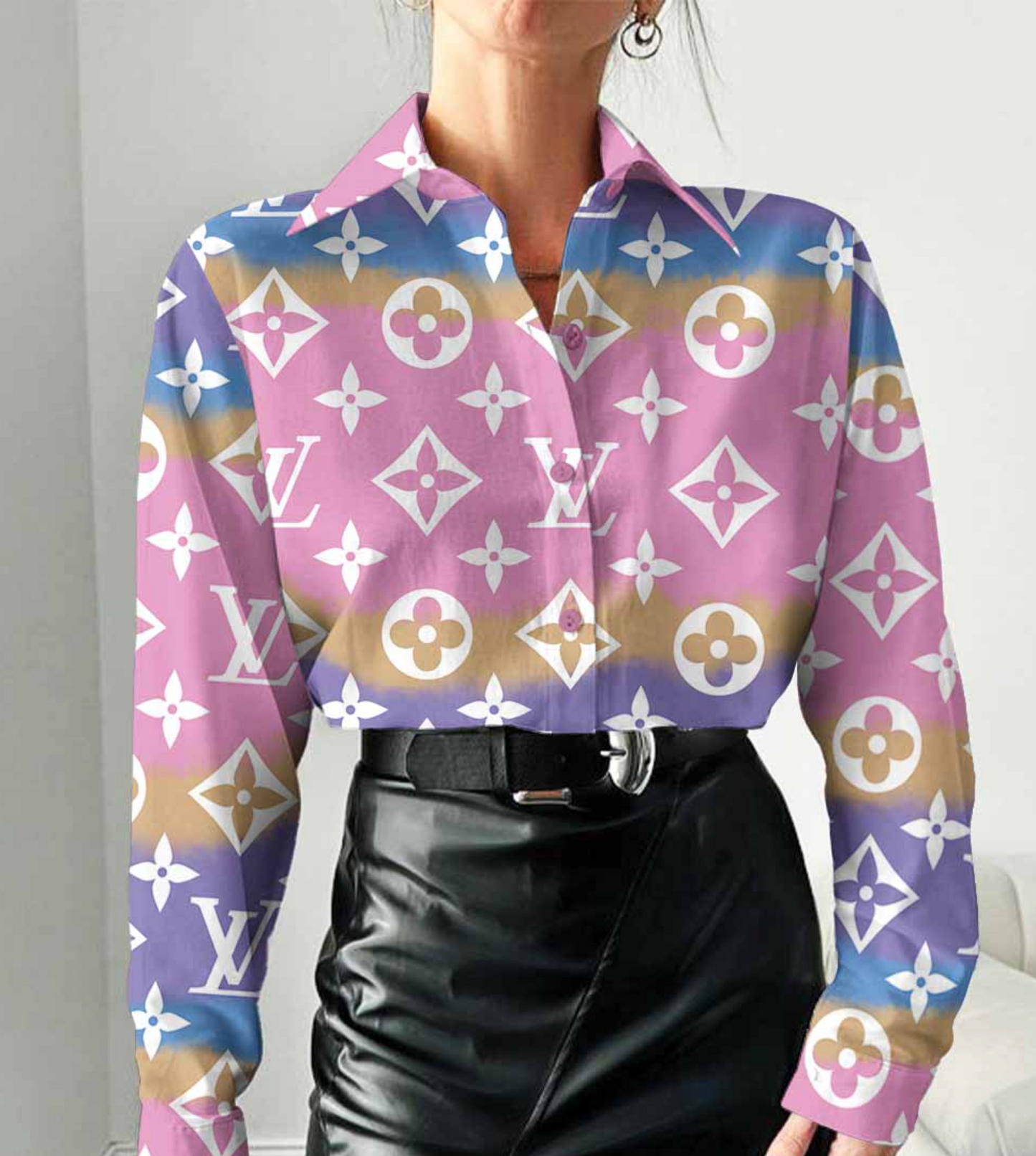Camisa Feminina LV