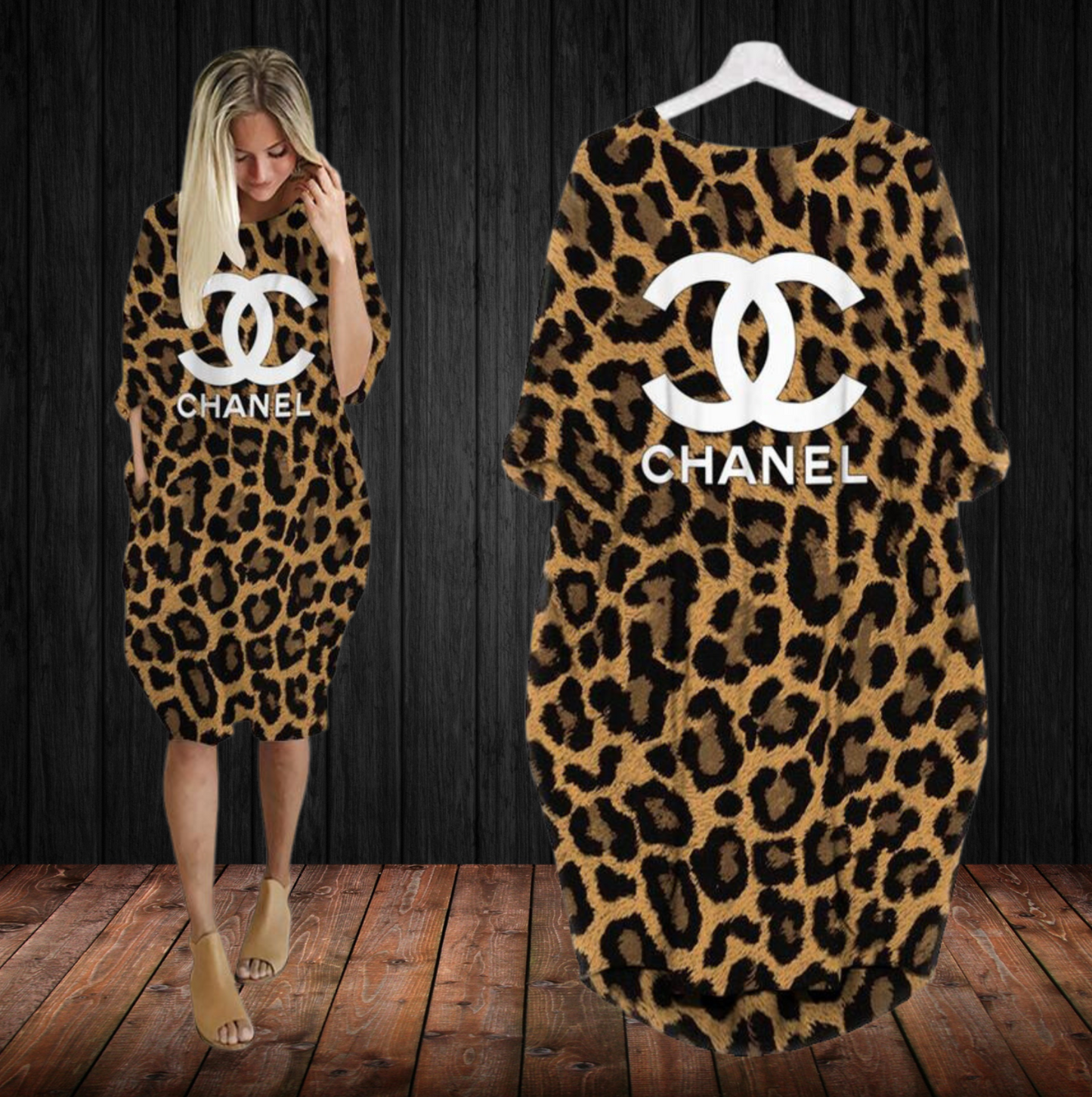 Vestido com bolsos CHANEL