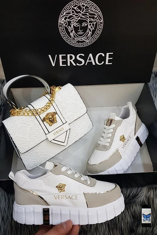 Sapatilhas e Bolsa Combinada VERSACE