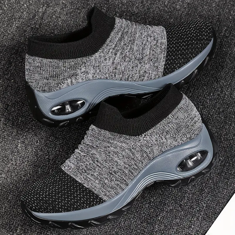 Tênis femininos respiráveis da moda para caminhada