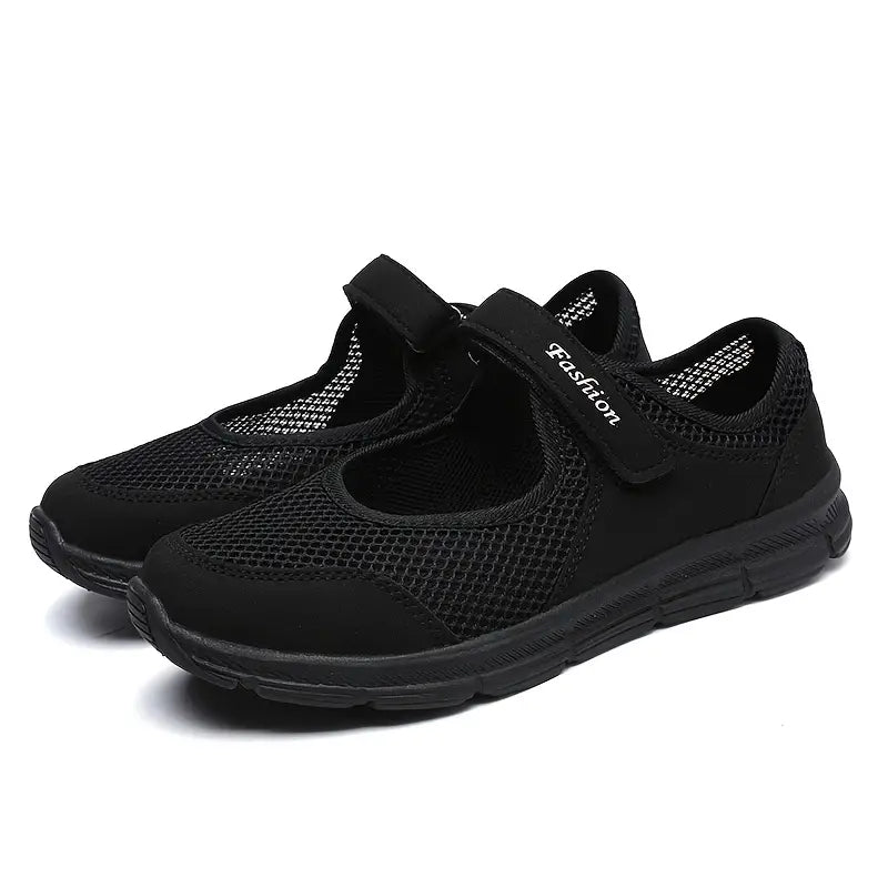 Tênis femininos respiráveis da moda para caminhada 