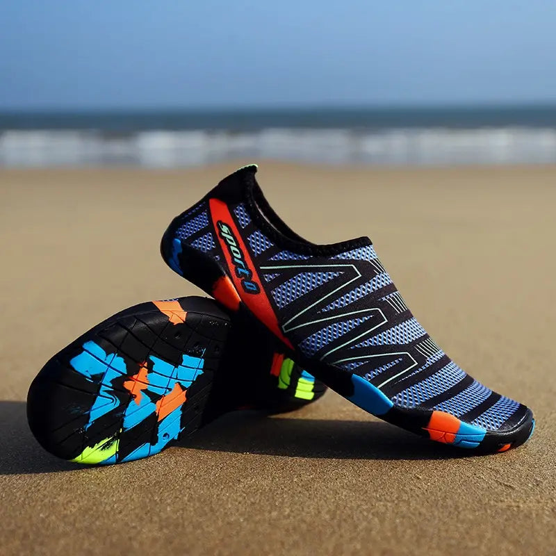 Sapatos femininos esportivos, de secagem rápida