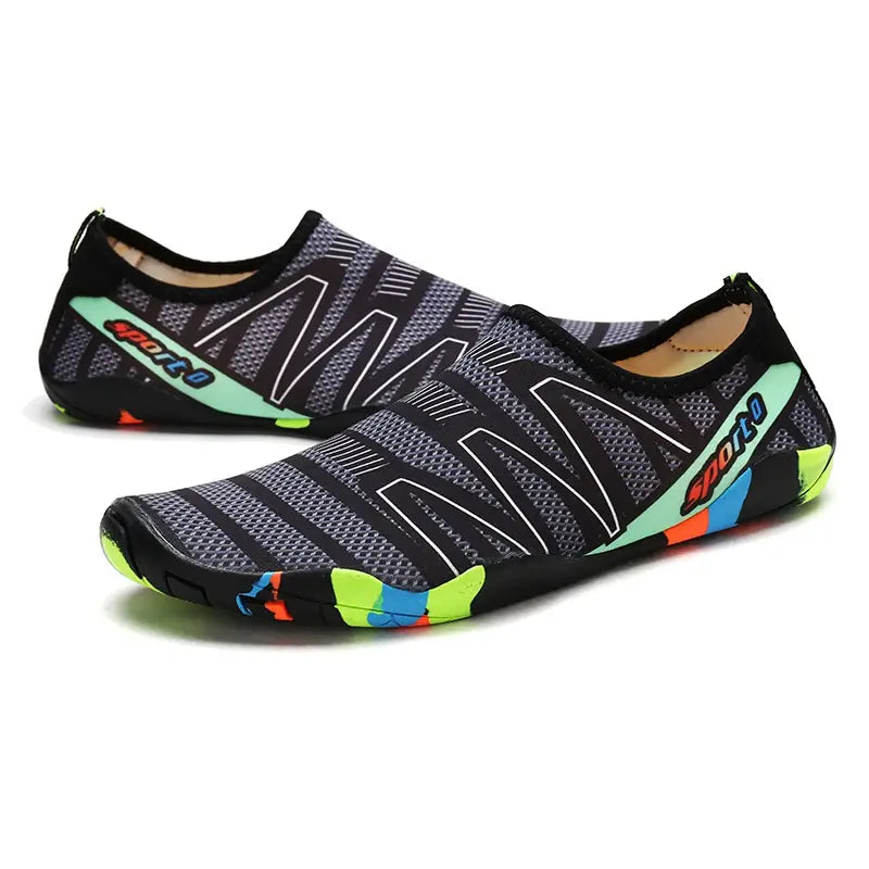 Sapatos femininos esportivos, de secagem rápida