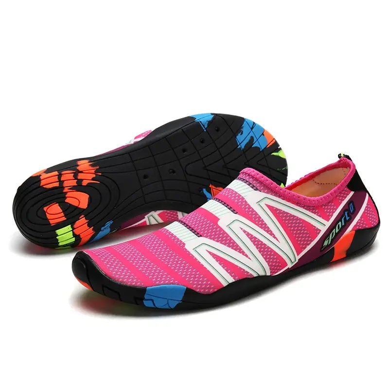 Sapatos femininos esportivos, de secagem rápida