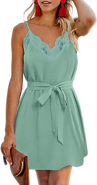 Mini vestido casual verão com abotoamento e decote em v sem manga